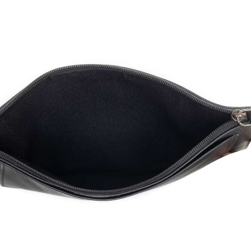 Canyon Colours Clutch Pouch in Ebony - Myra USA