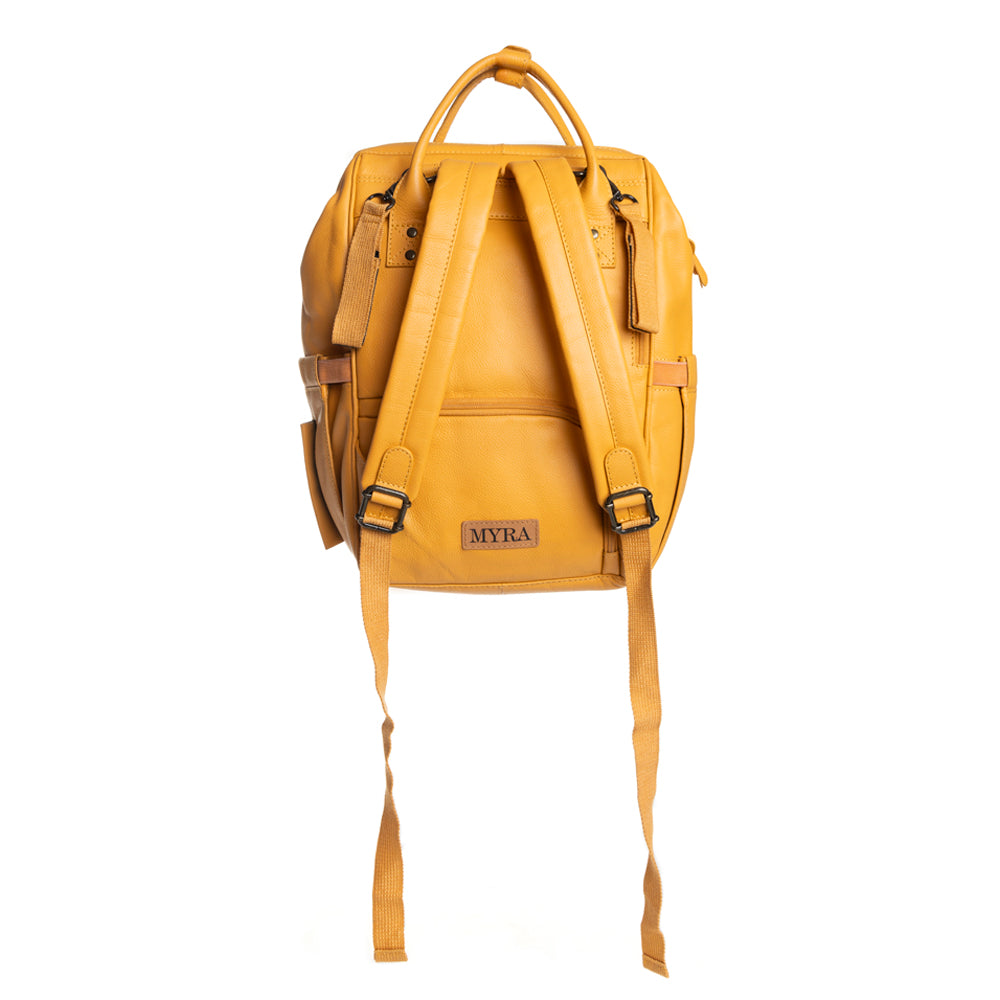 Canyon Colours Diaper Bag Backpack in Sunrise Yellow - Myra USA