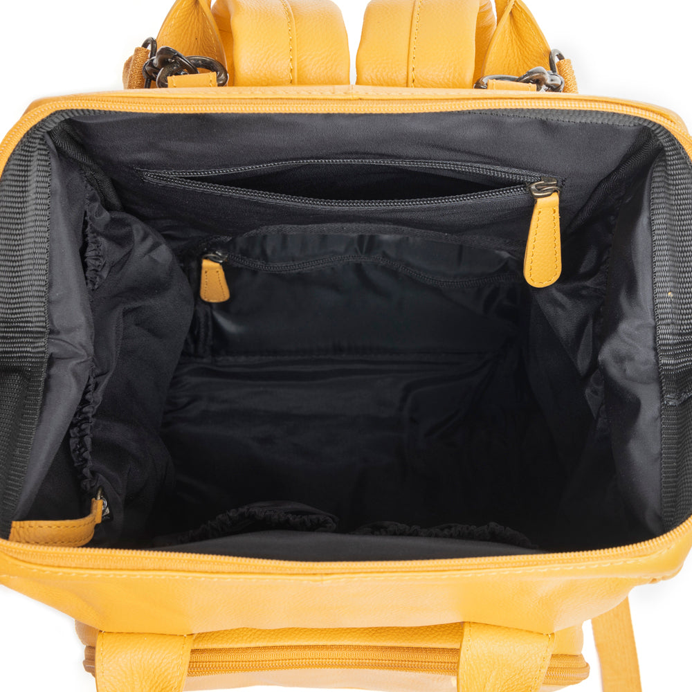 Canyon Colours Diaper Bag Backpack in Sunrise Yellow - Myra USA
