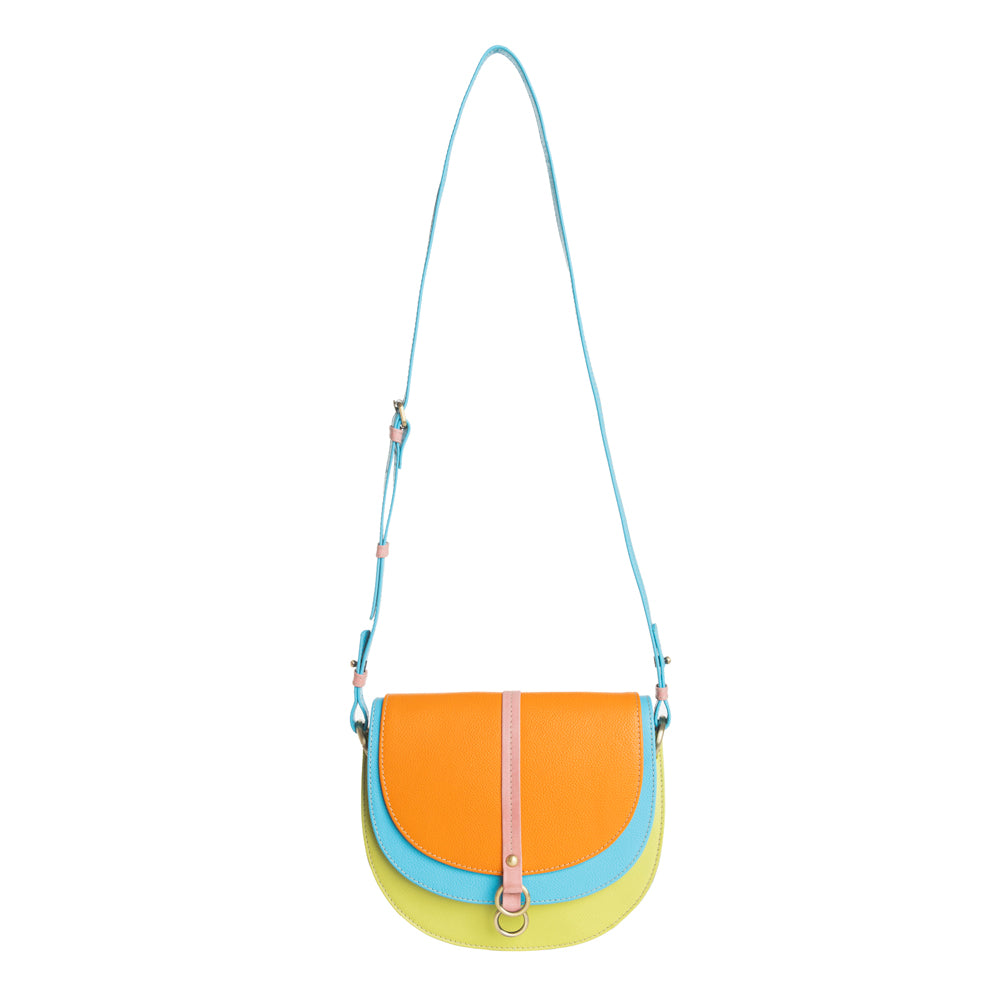 Color Point Half Moon Shoulder Bag - Myra USA