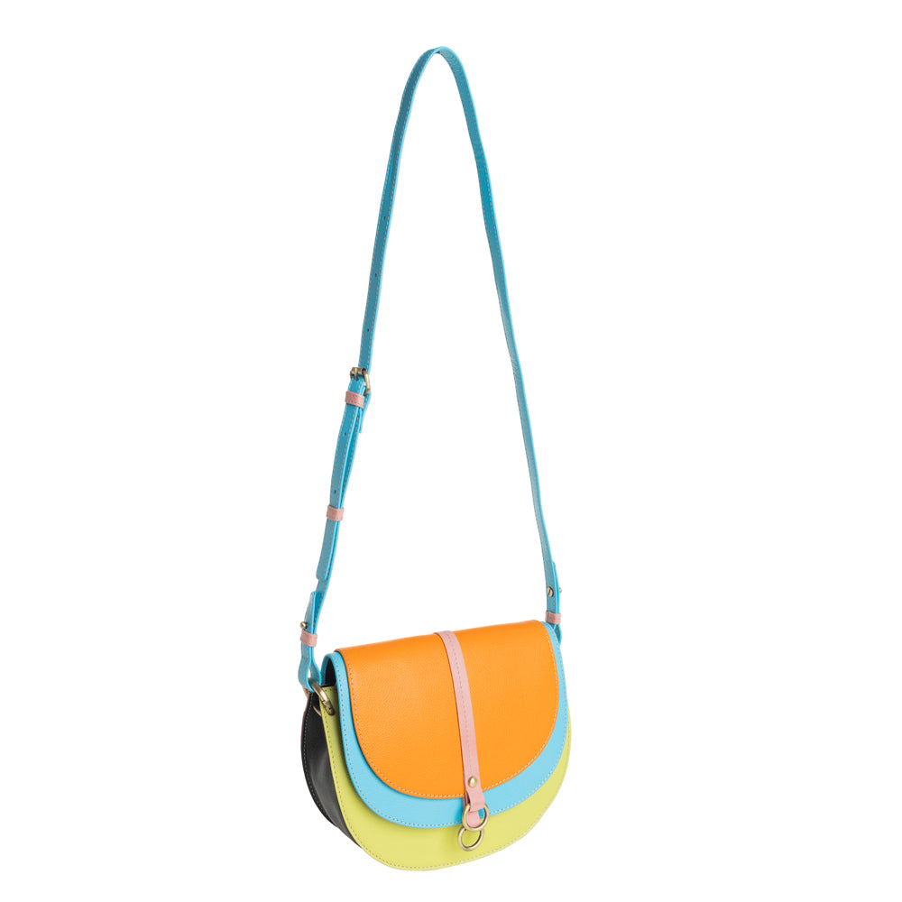 Color Point Half Moon Shoulder Bag - Myra USA