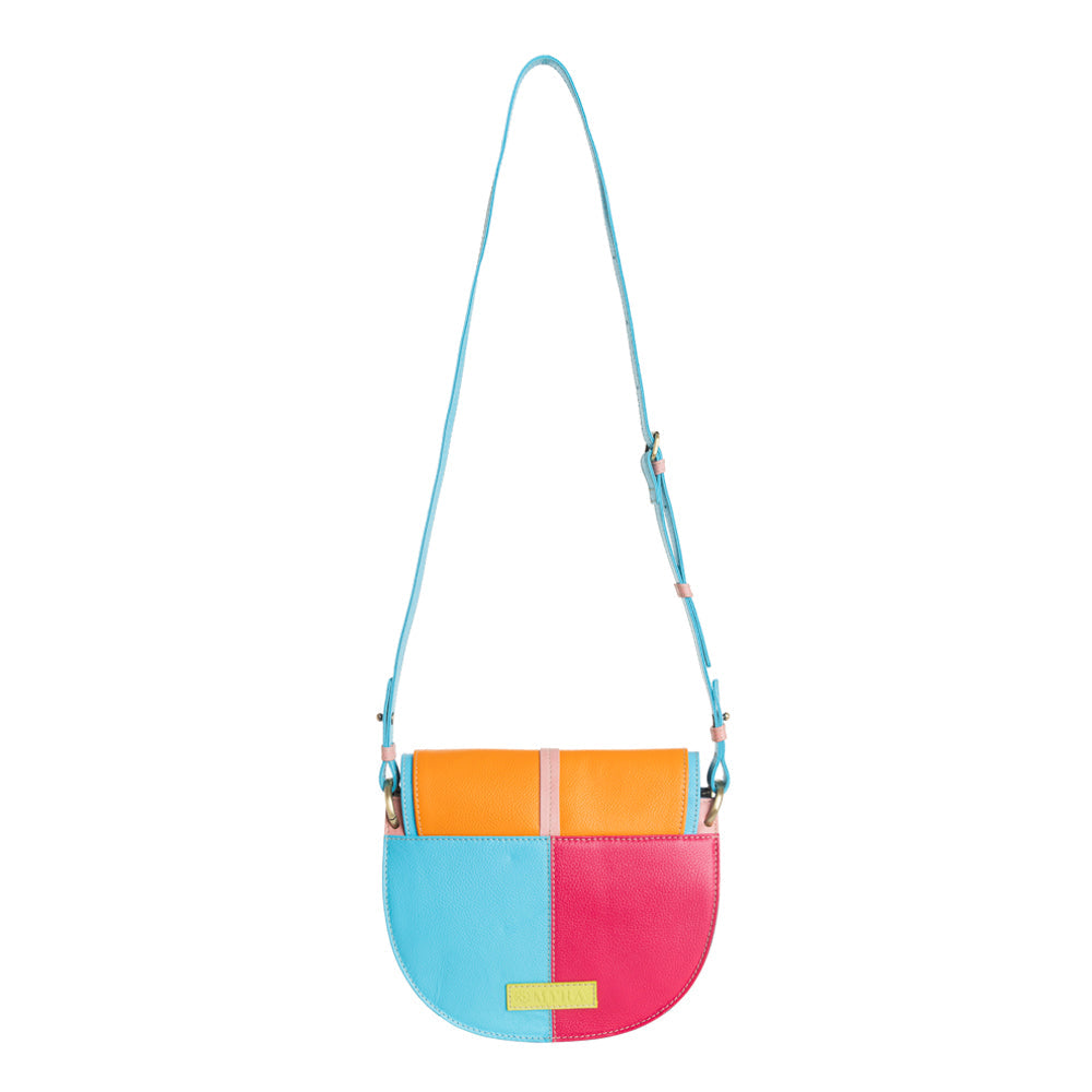 Color Point Half Moon Shoulder Bag - Myra USA