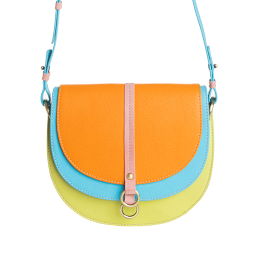 Color Point Half Moon Shoulder Bag - Myra USA