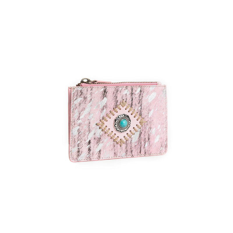 Eye of the Goddess Credit Card Wallet in Pink