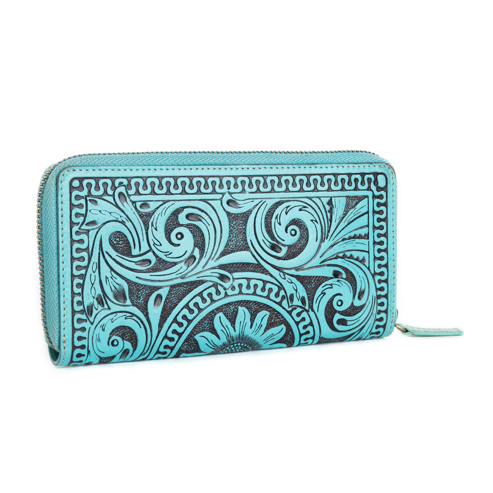 Sunset Valley Wallet in Turquoise - Myra USA