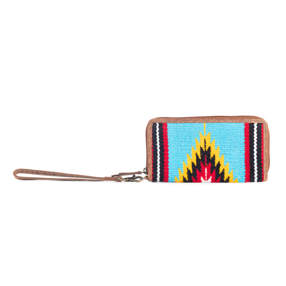Tribal Visions Wallet in Turquoise - Myra USA