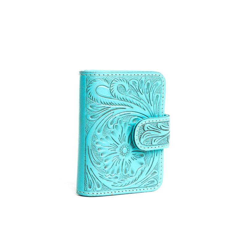 Prairie Meadow Wallet in Turquoise