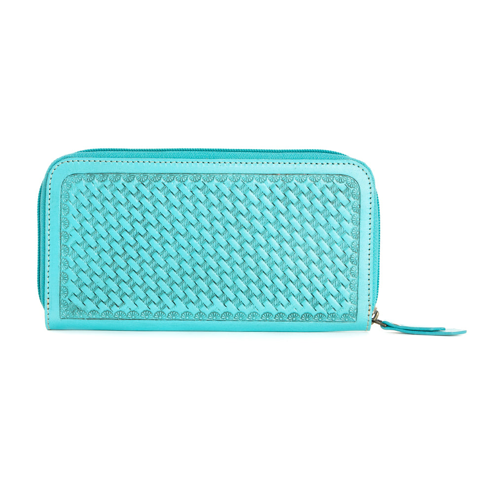 Steerhallow Canyon Wallet in Turquoise - Myra USA