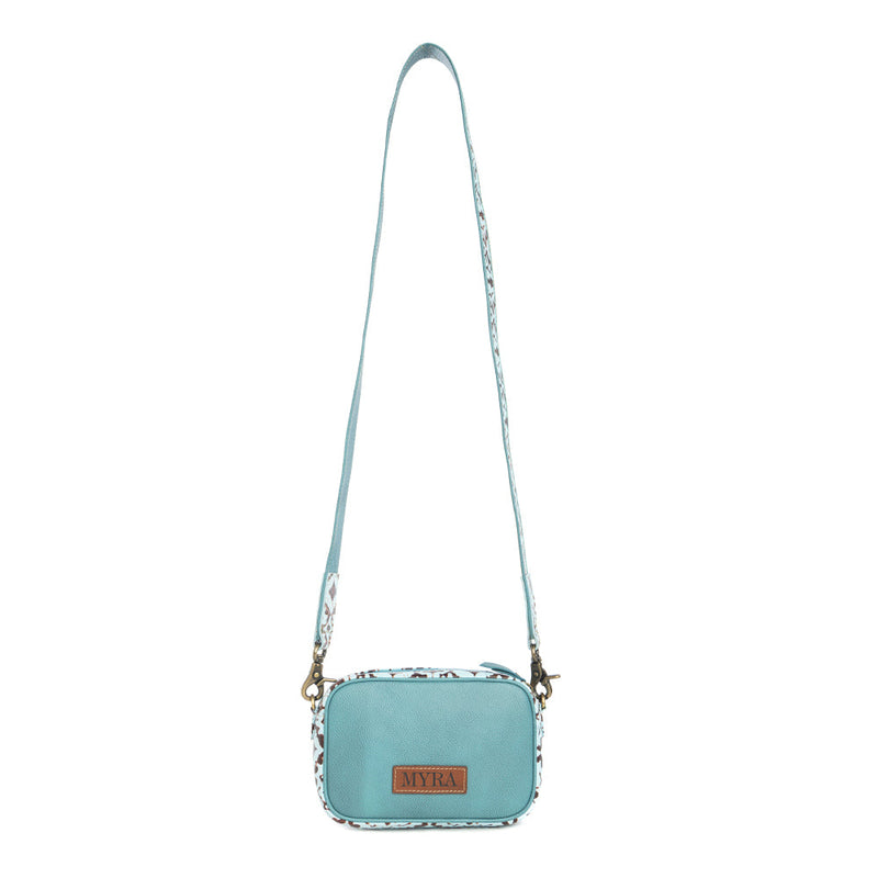 Tilla's Mine Trail Shoulder Bag in Turquoise & Black