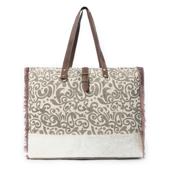 Floral Print Weekender Bag - Myra USA
