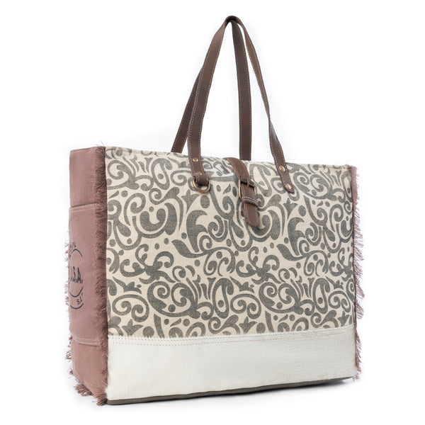 Floral Print Weekender Bag - Myra USA