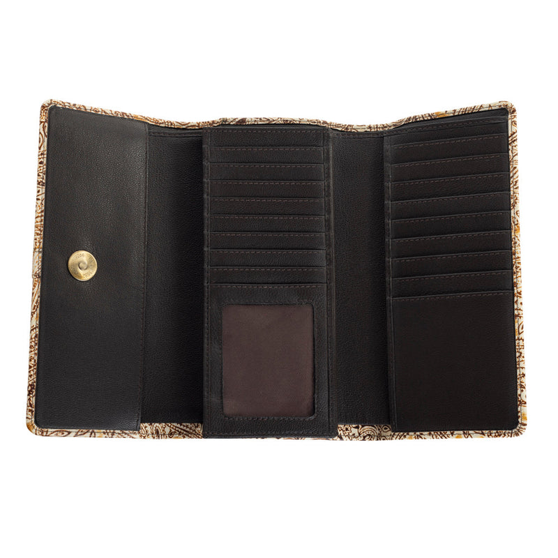 Vista Sonora Wallet in Mocha