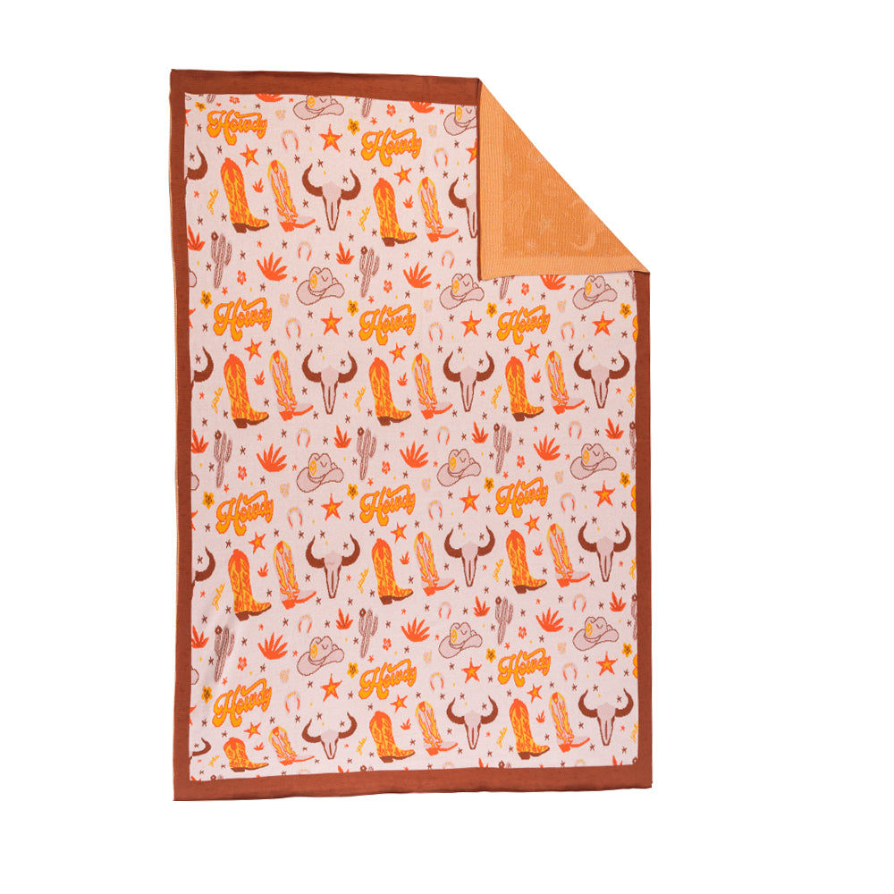 Howdy Sweets Sweet Prairie Howdy Throw – Myra USA