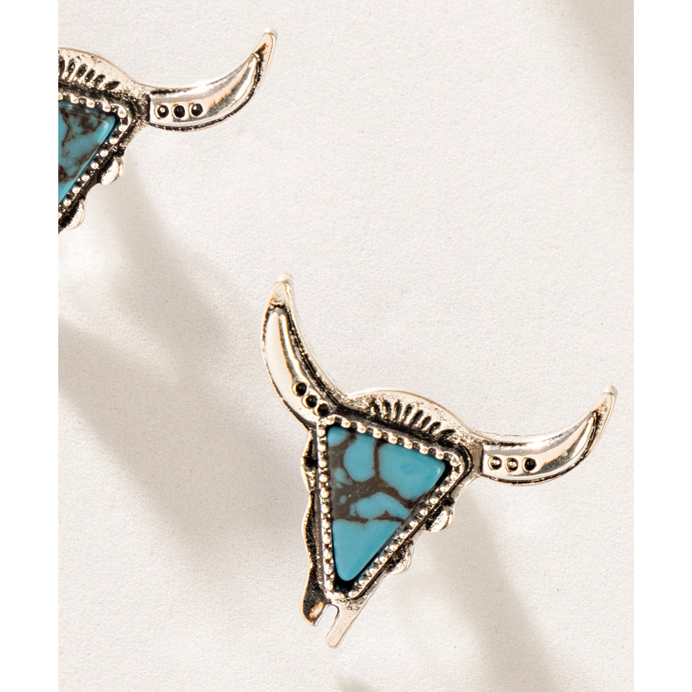 Sky Herd Earrings  In Blue - Myra USA