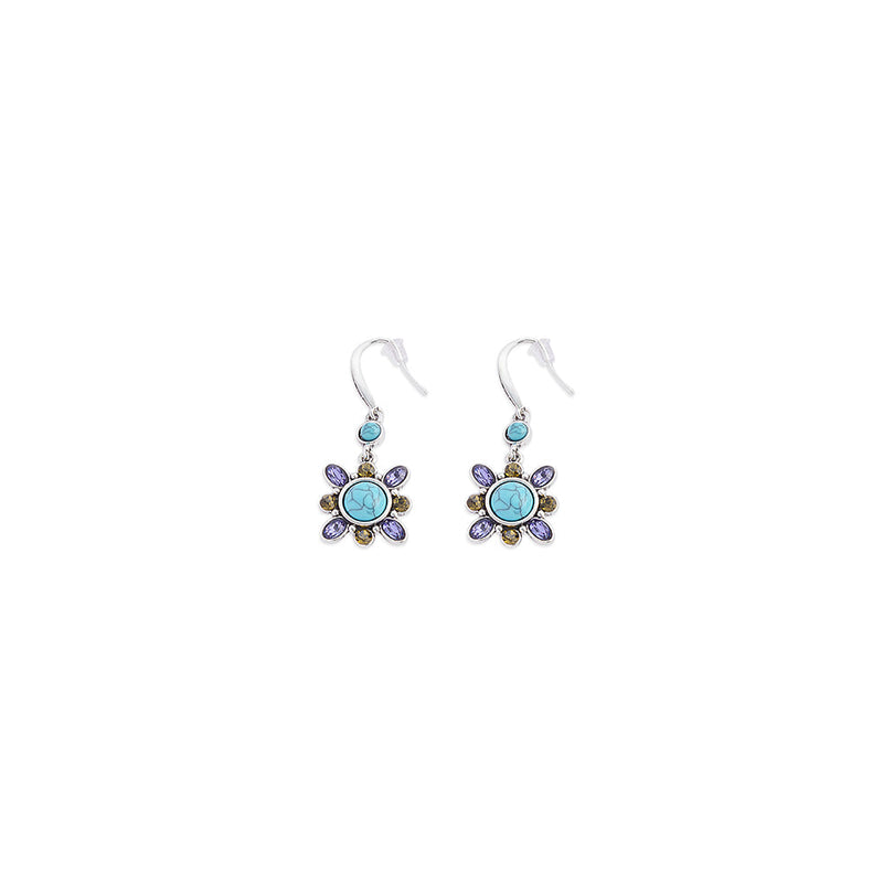 Calibri Trail Earrings In Blue