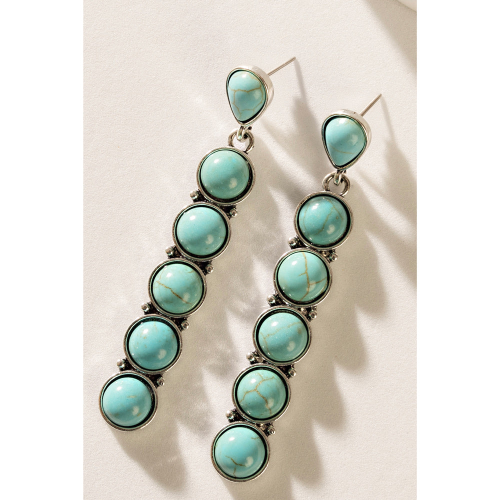 Totem's Wish Earrings In Blue - Myra USA