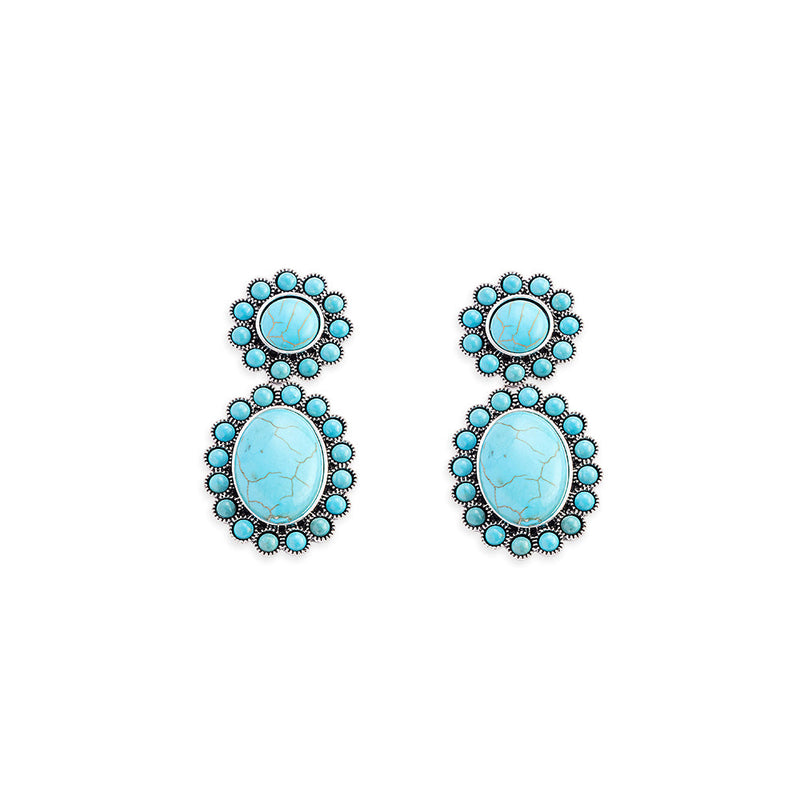 Windswept Mesa Earrings In Blue