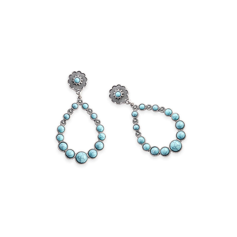 Orbit Allure Earrings In Blue