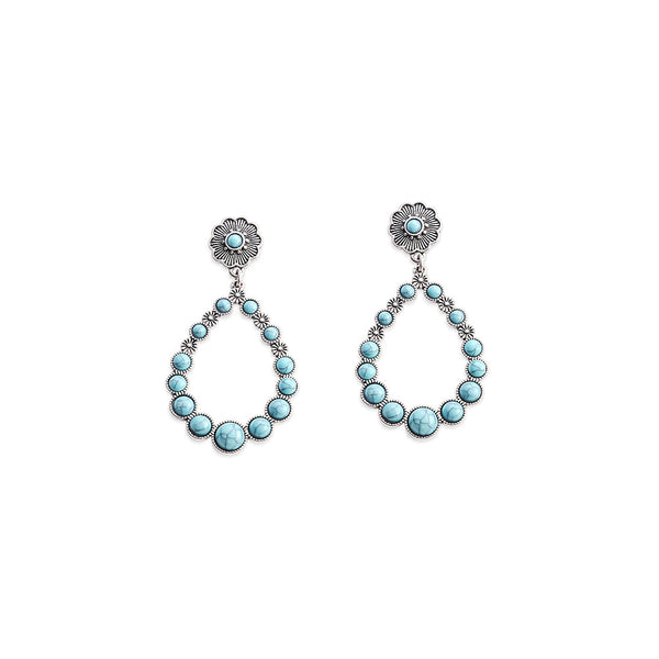 Orbit Allure Earrings In Blue