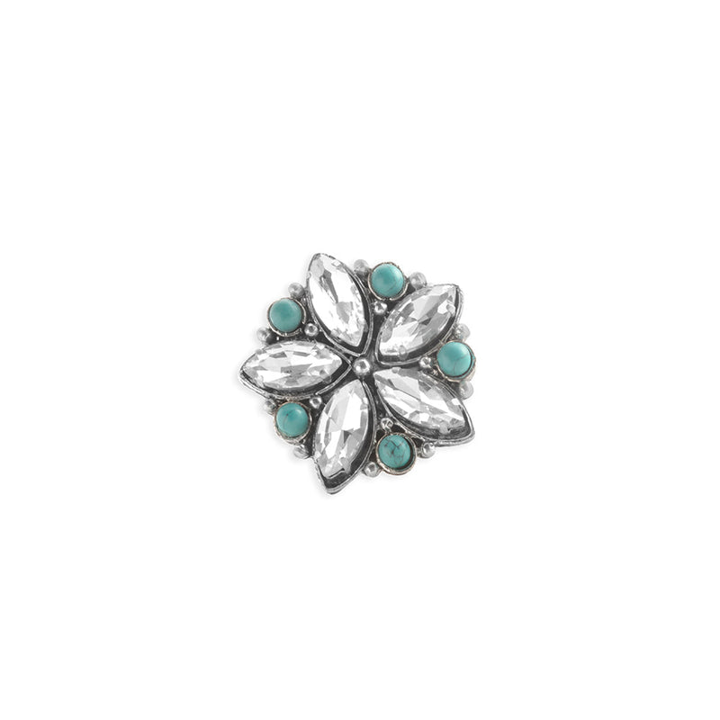 Sparkling Blossom Ring