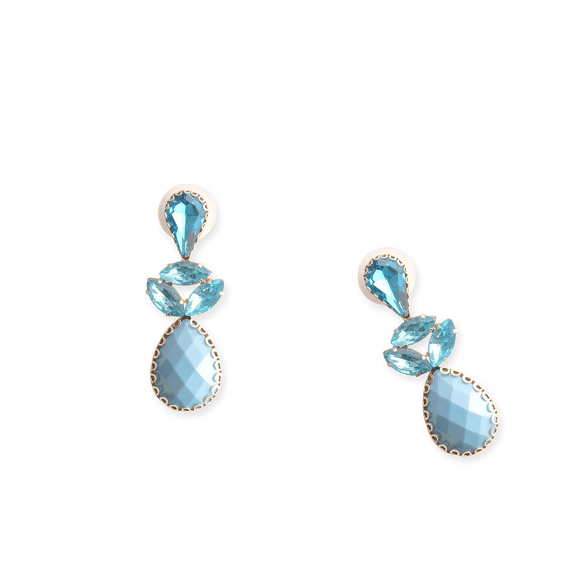 Bella in Blue Earrings  In Sky Blue