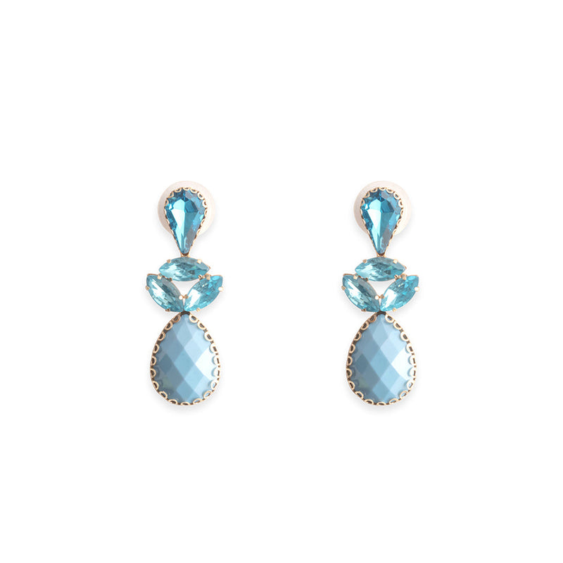 Bella in Blue Earrings  In Sky Blue