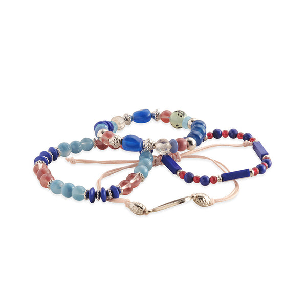 Heart of Midnight Stacked Bracelet - Myra USA