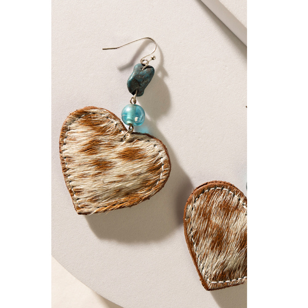 Light of My Heart Earrings  In Brown - Myra USA