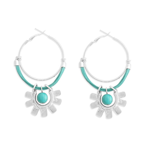 Sky Radiance Earrings In Blue - Myra USA
