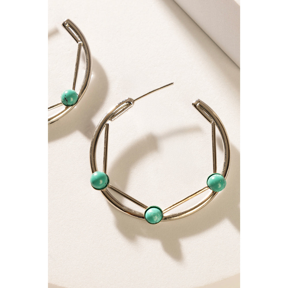 Dream Strands Earrings In Blue - Myra USA