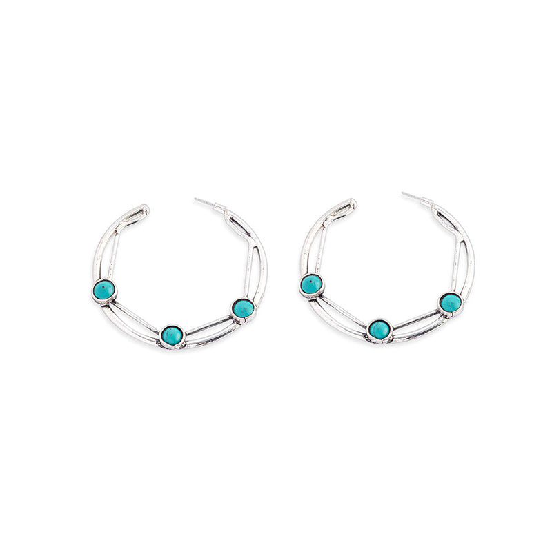 Dream Strands Earrings In Blue