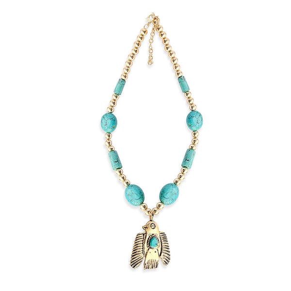 Mighty Skybird Stones Necklace - Myra USA