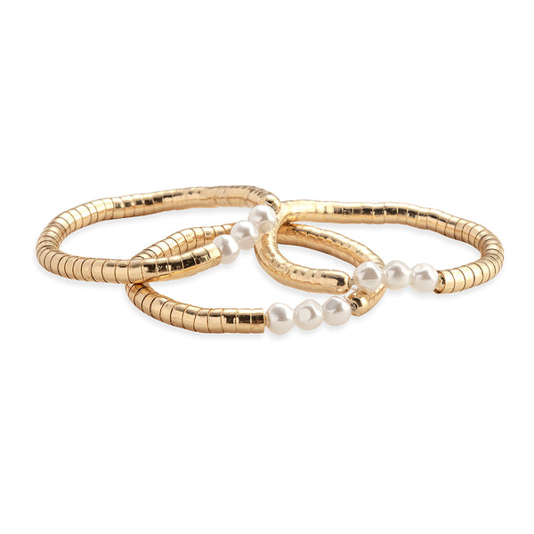 Of Gold & Pearls Bracelet - Myra USA