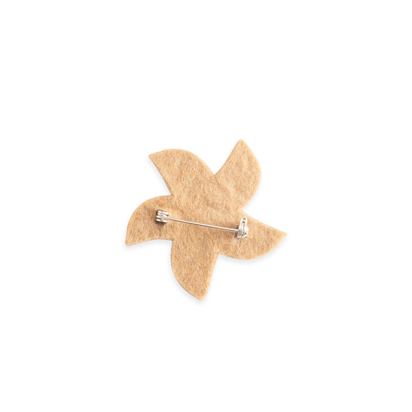 Lucky Starfish Brooch In Blue