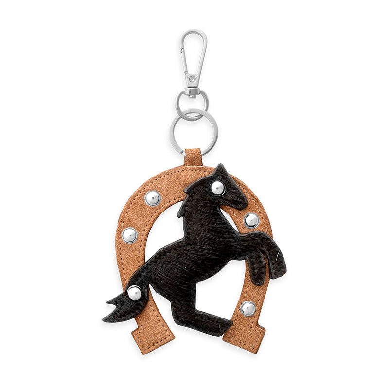 Lucky Pony Horseshoe Key Fob