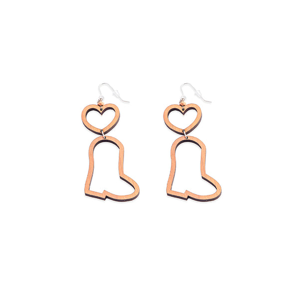 Love These Boots Earrings In Brown - Myra USA