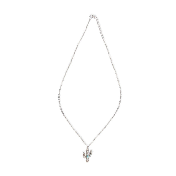 Amazing Saguaro Cactus Pendant Necklace - Myra USA