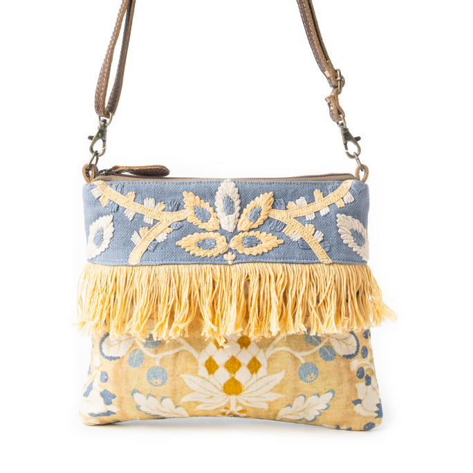 L'Monique Embroidered Crossbody Bag