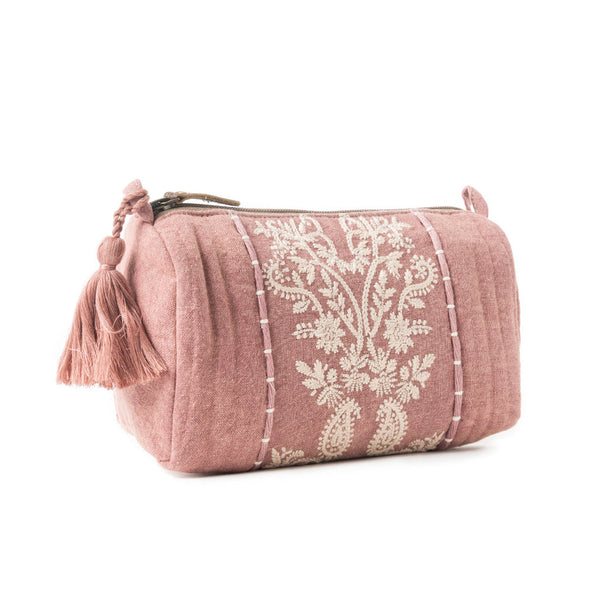 Victorian Lace Legacy Clutch Bag In Pink - Myra USA