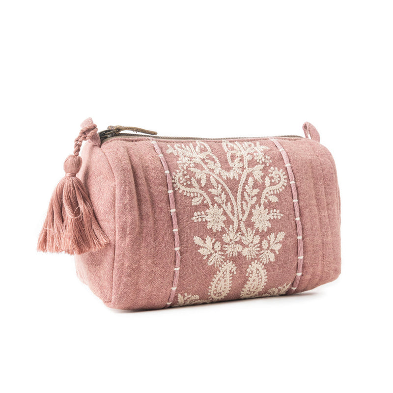 Victorian Lace Legacy Clutch Bag In Pink