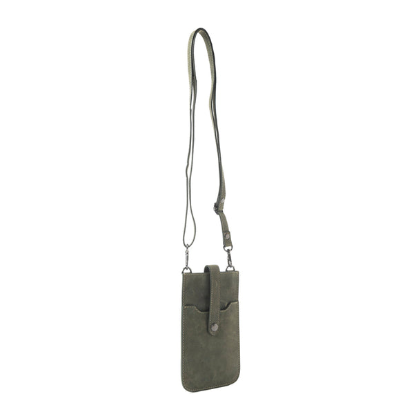 Golden Canyon Cell Phone Bag In Green - Myra USA