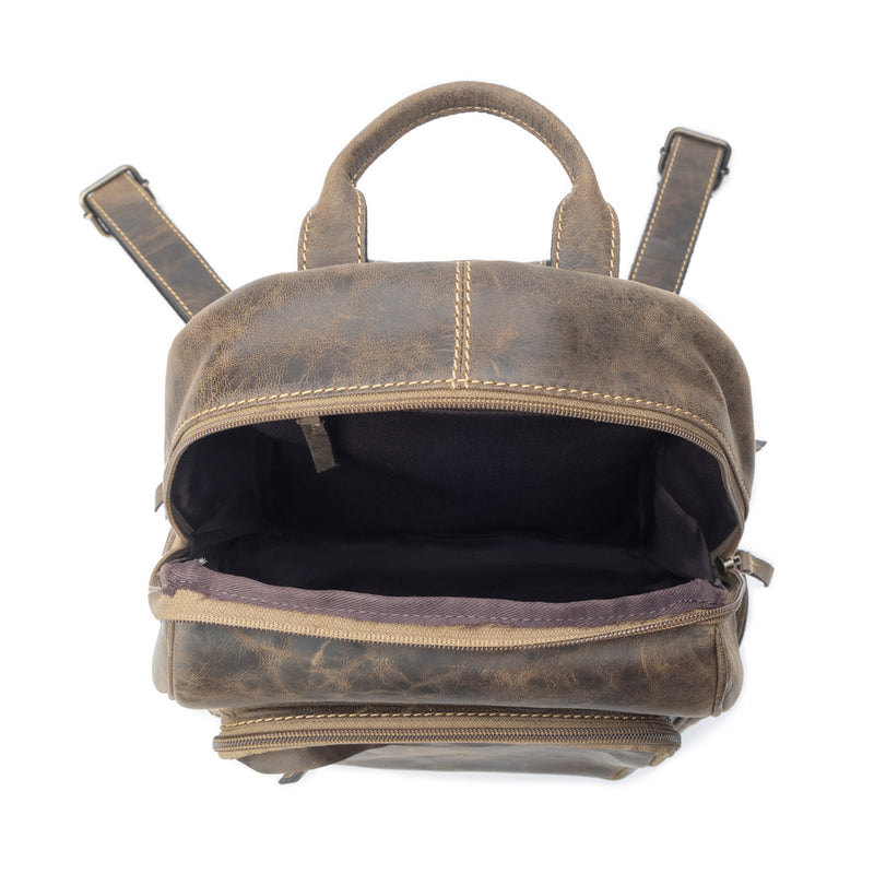 Mountain Range Backpack In Taupe