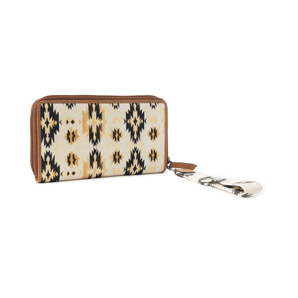 Desert Diamond Wallet In Off White - Myra USA