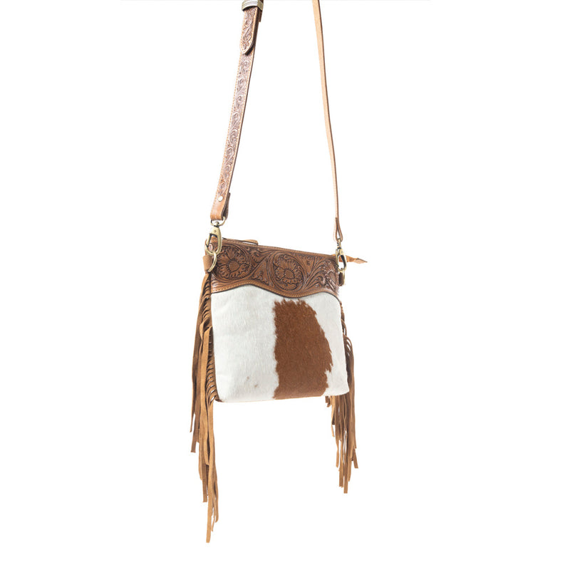 Western Meadows Crossbody Bag In Brown