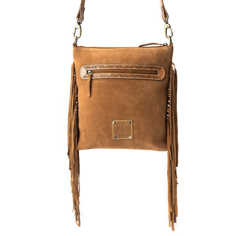 Western Meadows Crossbody Bag In Dark Brown