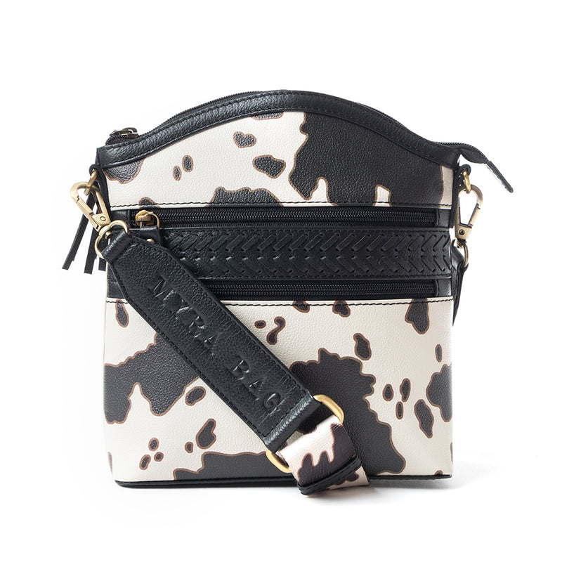 Prairie Sage Spotted Shoulder Bag In Black