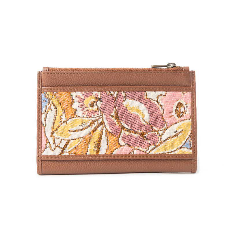 Pastel Desert Sunrise Wallet In Brown and Yellow