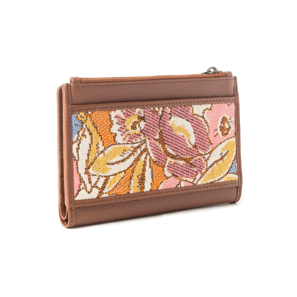 Pastel Desert Sunrise Wallet In Brown and Yellow