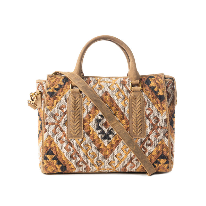 Amber Mesa Concealed Carry Handbag In Beige