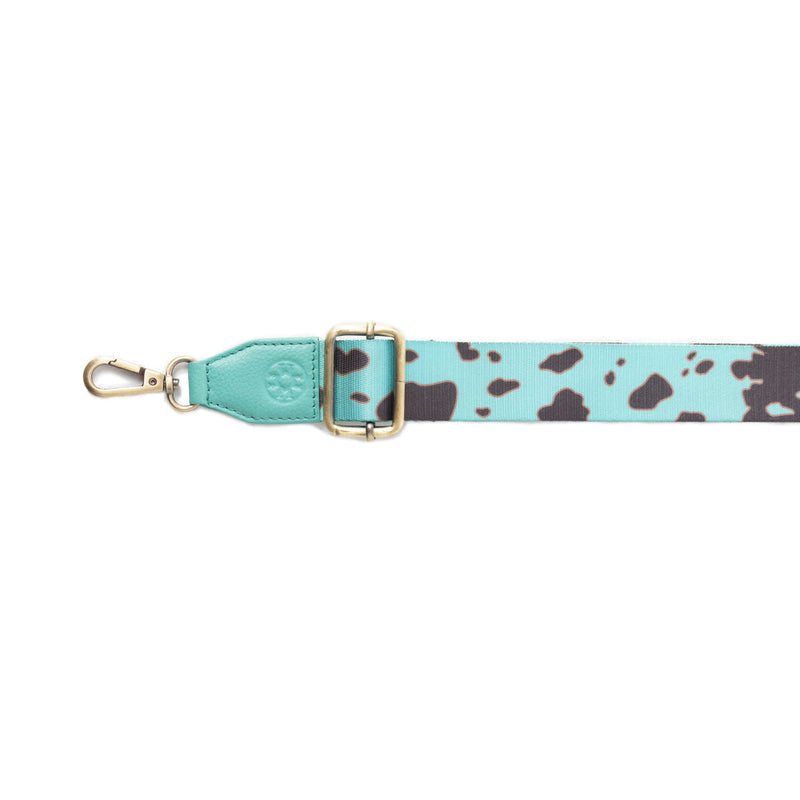 Prairie Sage Spotted Accessory Strap In Turquoise